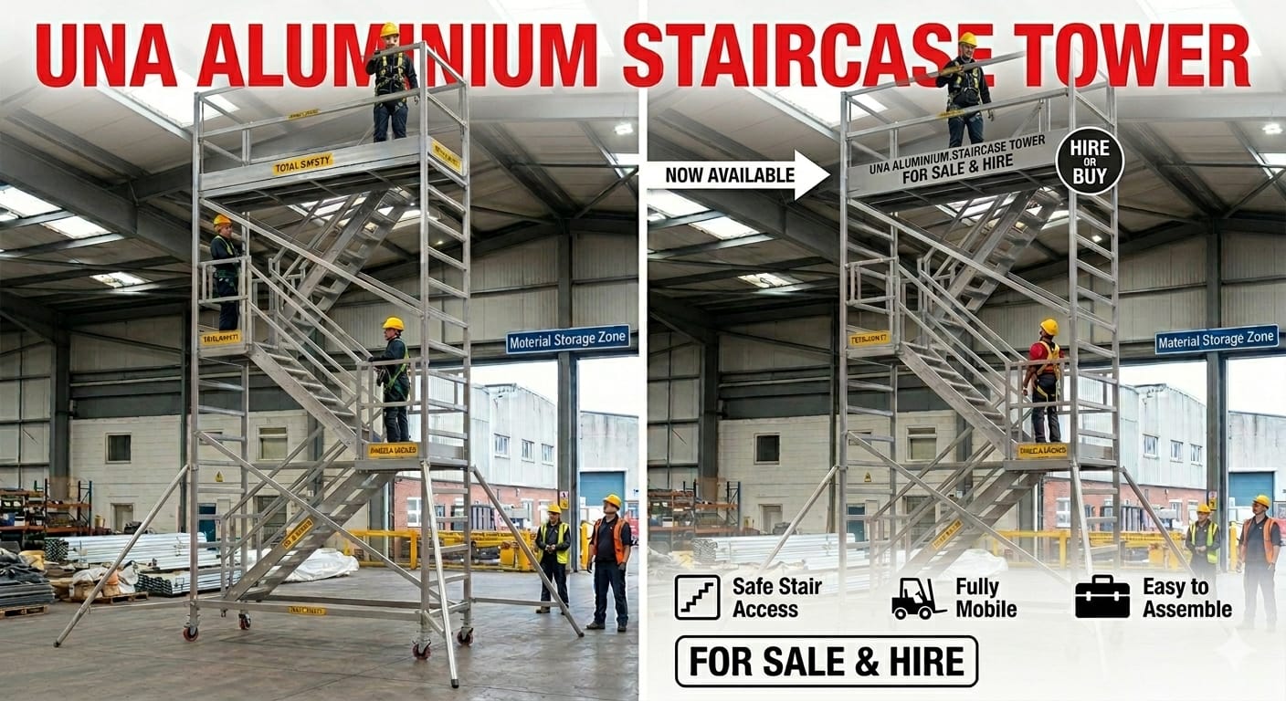 Buy Aluminium Scaffolding Mobile Tower for Construction & Industrial Use